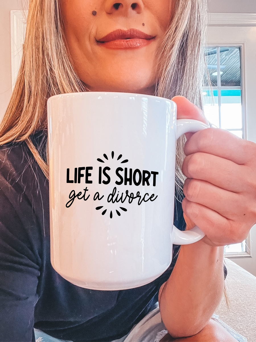 Life Is Short, Buy the Guitar Coffee Mug