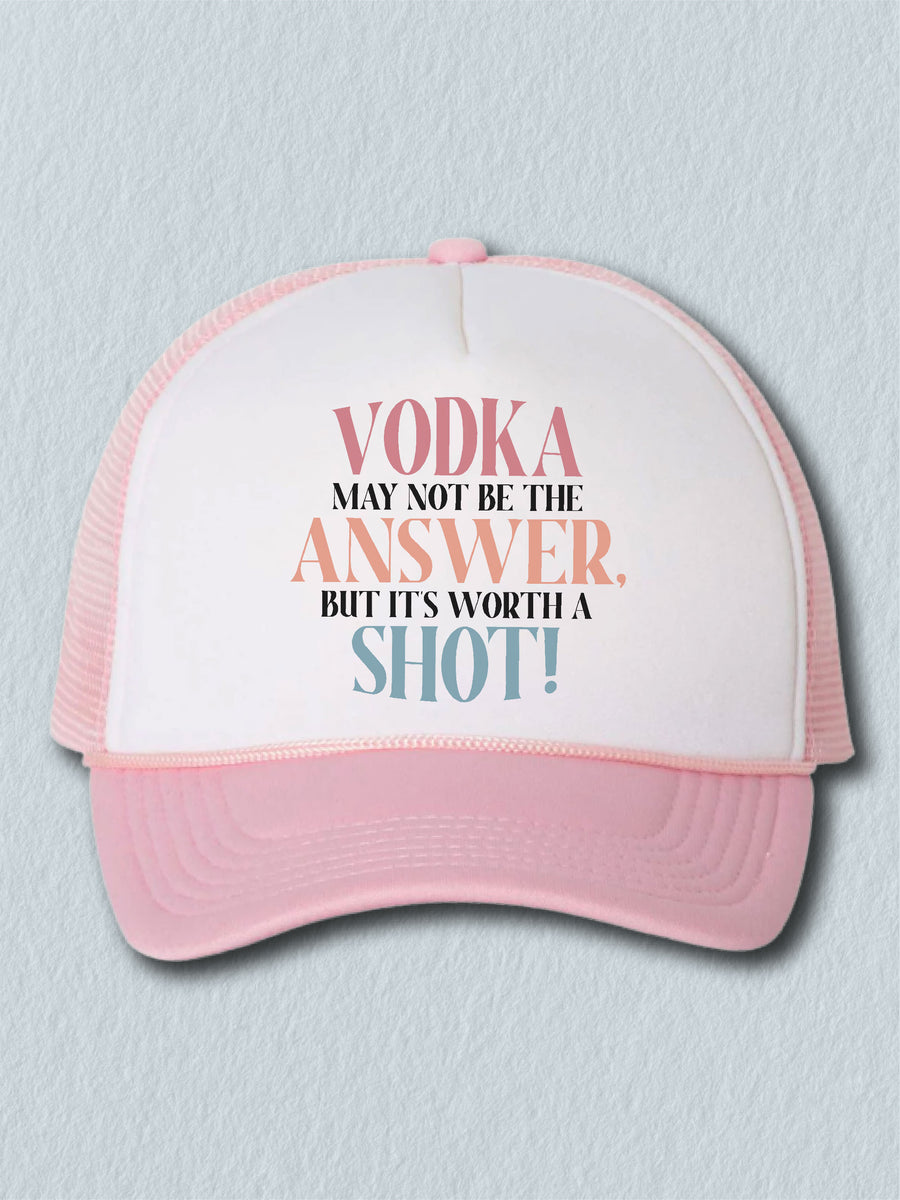 Vodka May Not Be The Answer, But It's Worth A Shot! (Hat) Hippie Runner